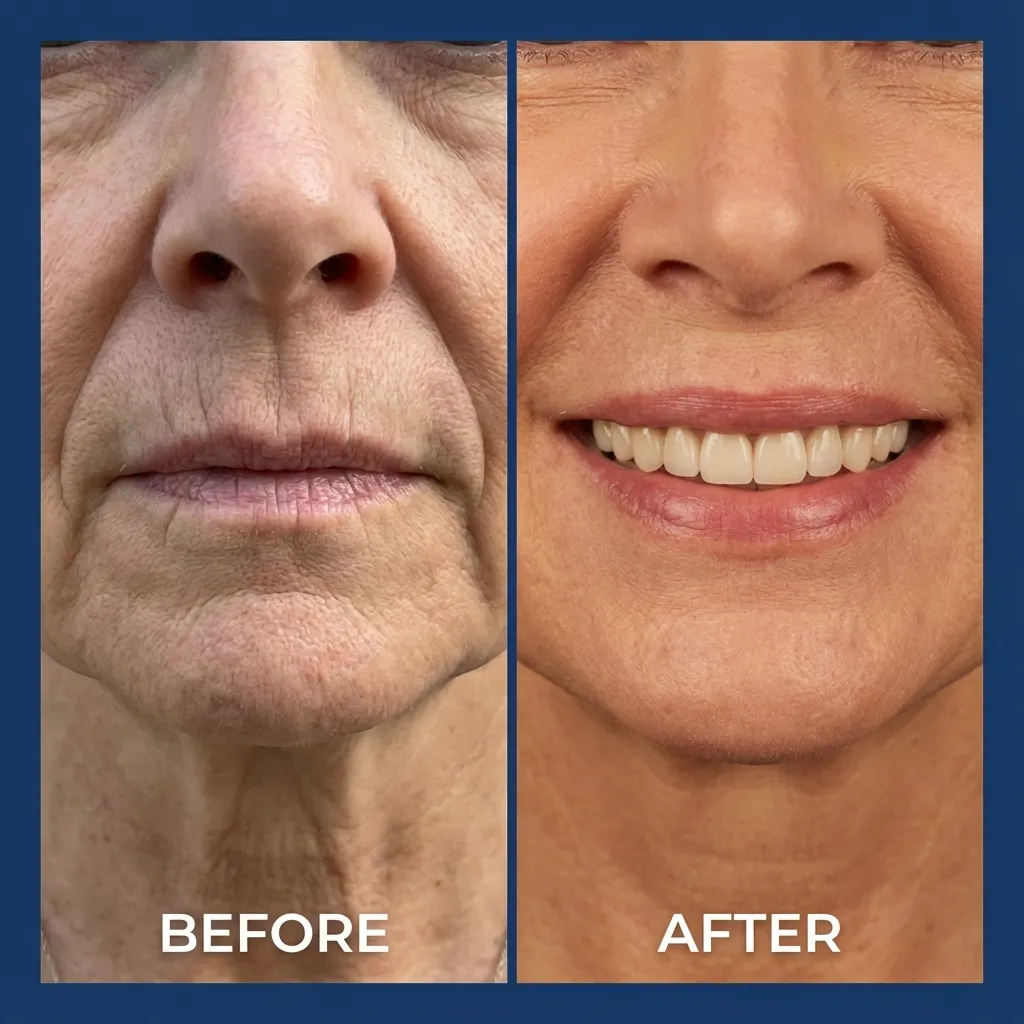 all on 4 dental implants before and after case 3