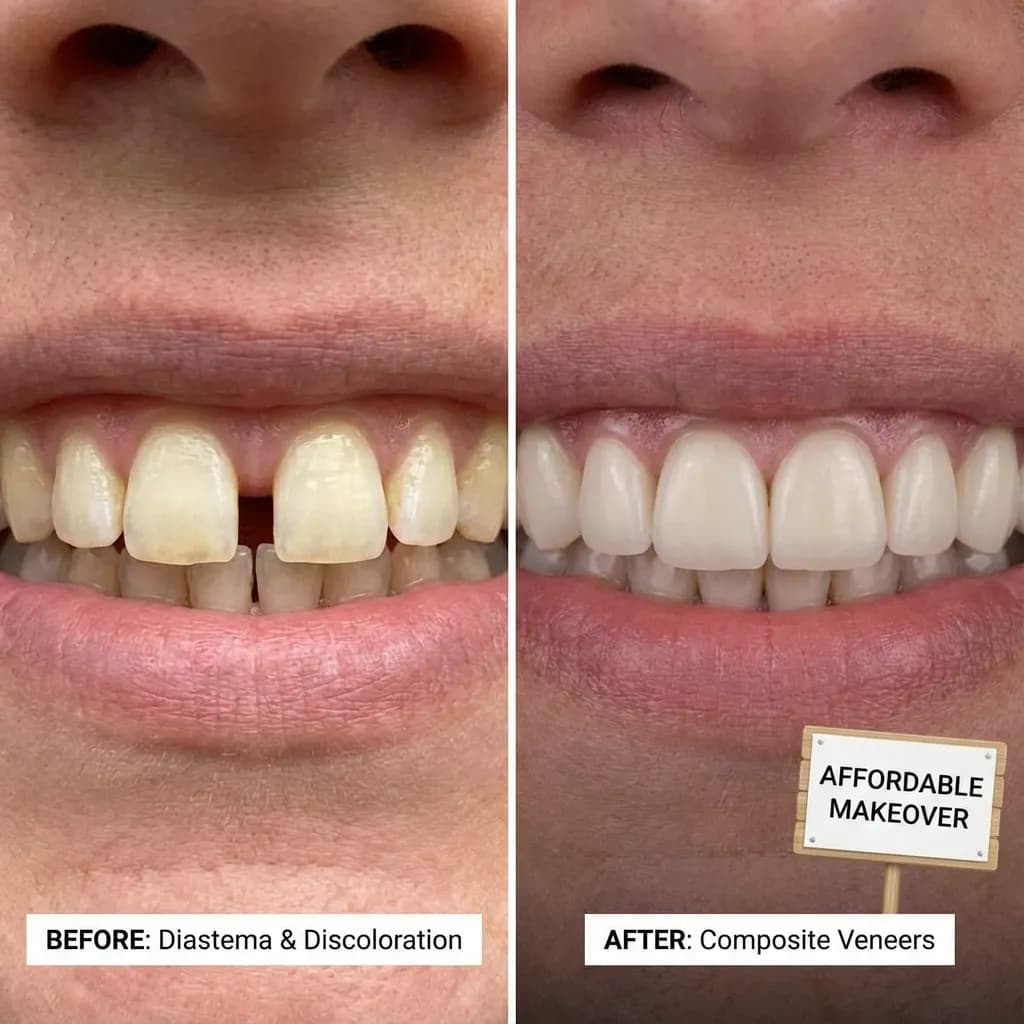composite veneers before and after photos